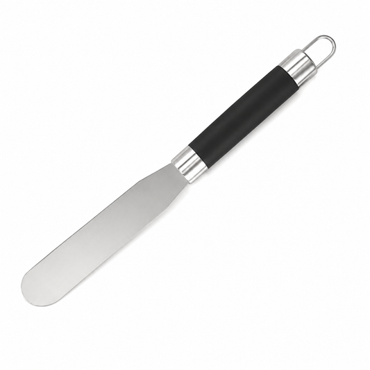 Spatulă pentru patiserie, din inox, cu mâner soft-touch, 2,5 x 26,3 cm, SELECT