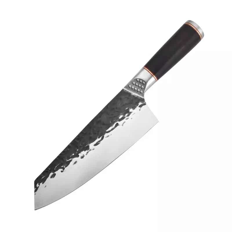 Cuțit profesional HOCHO Kiritsuke seria Brutus, oțel japonez HRC 60 călire manuală, mâner Deluxe Pakka