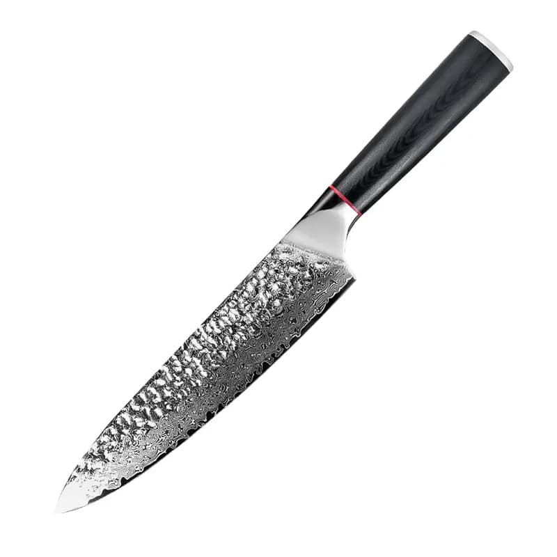 Cuțit profesional HOCHO Chef, Damascus M HRC 60, mâner G10