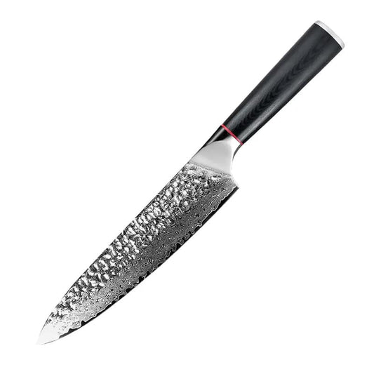 Cuțit profesional HOCHO Chef, Damascus M HRC 60, mâner G10