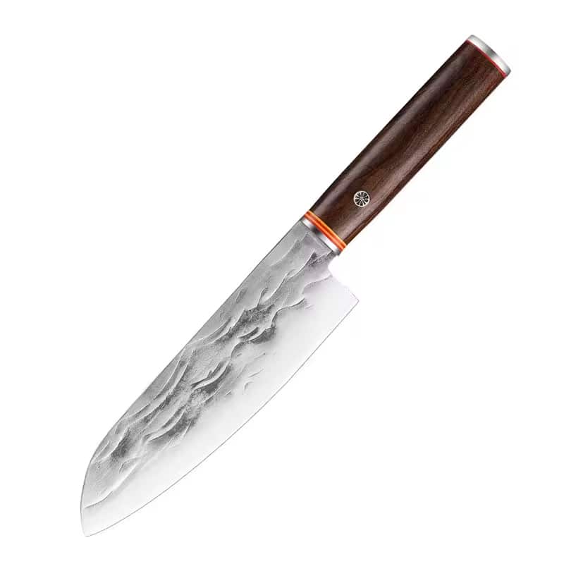 Set 5 cuțite profesionale seria Timeless, oțel japonez HRC 60 călire manuală, mâner de lemn – imagine produs 11