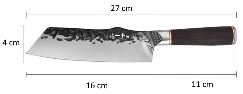 Cuțit profesional HOCHO Bunka seria Brutus, oțel japonez HRC 60 călire manuală, mâner Deluxe Pakka – imagine produs 5