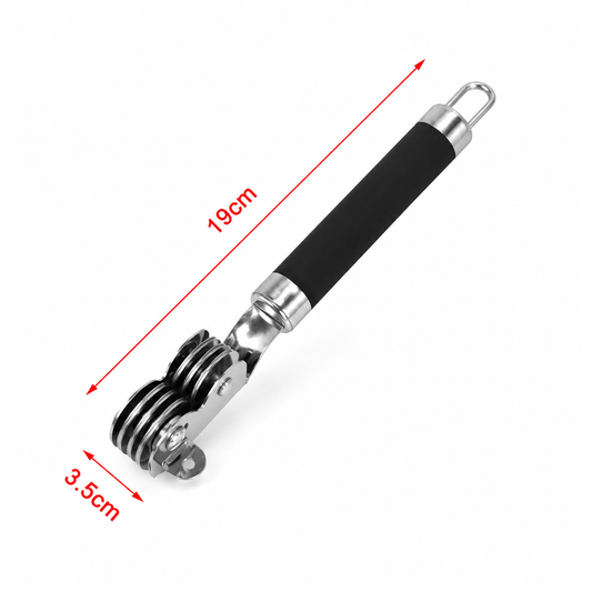Ascuțitoare pentru cuțite, 3,5 x 19 cm, din inox, cu mâner soft-touch