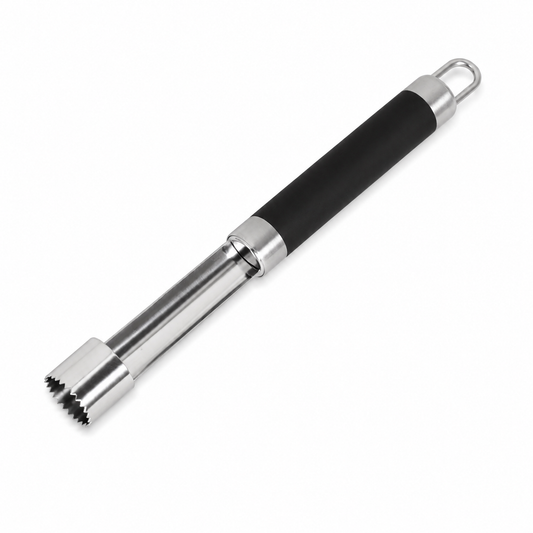Curățător pentru cotorul merelor, 20 cm, din inox, cu mâner soft-touch,  SELECT