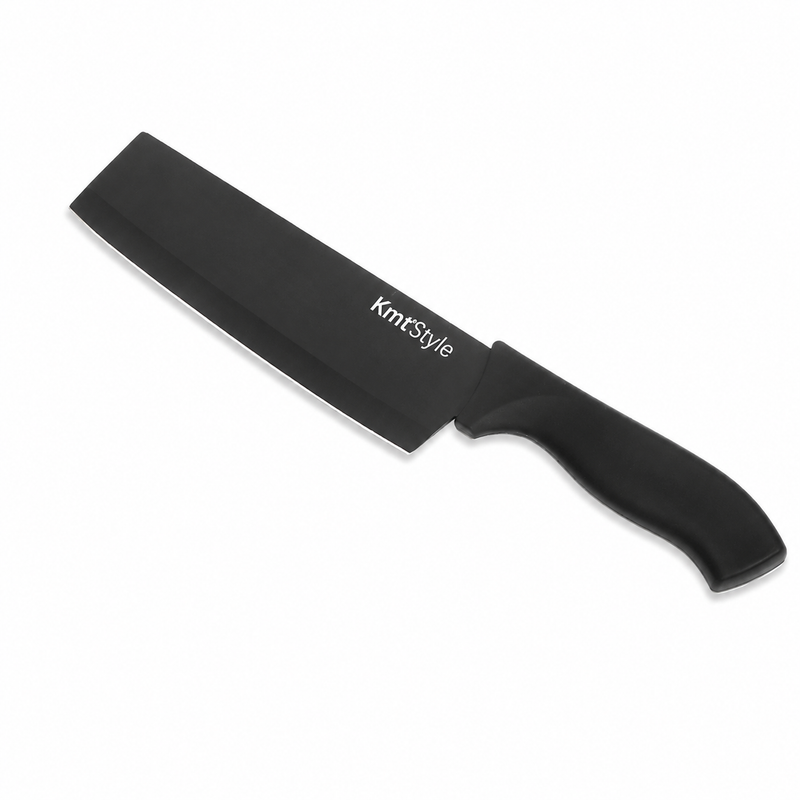 Cuțit Nakiri, 30cm, cu lamă antiaderentă din inox cu finisaj negru, ERGO