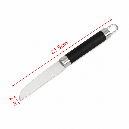 Cuțit pentru fructe, din inox, cu mâner soft-touch, 2 x 21,5 cm, seria SELECT