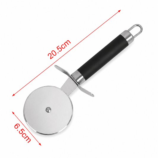 Cuțit pentru pizza, 6,5 x 20,5 cm, din inox, cu mâner soft-touch, seria SELECT