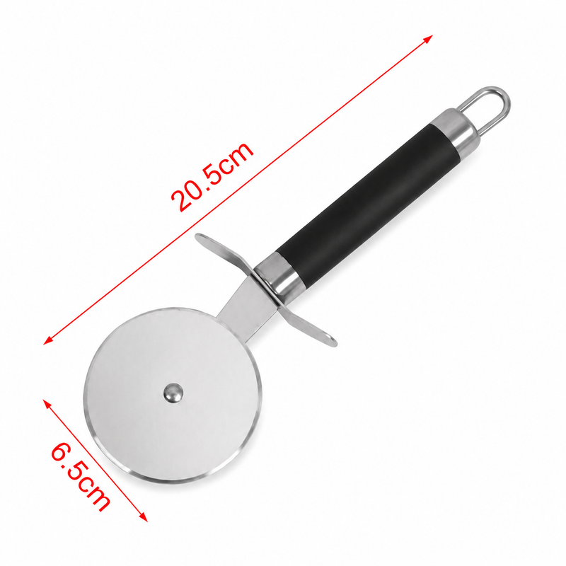Cuțit pentru pizza, 6,5 x 20,5 cm, din inox, cu mâner soft-touch, seria SELECT
