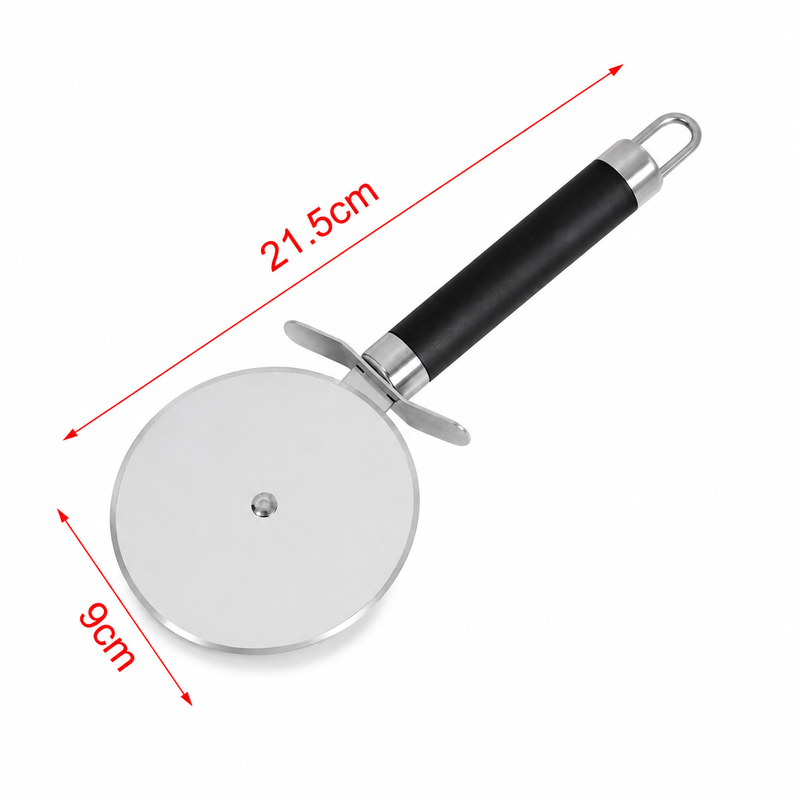 Cuțit pentru pizza, din inox, cu mâner soft-touch, Ø9 x 21,5 cm, seria SELECT