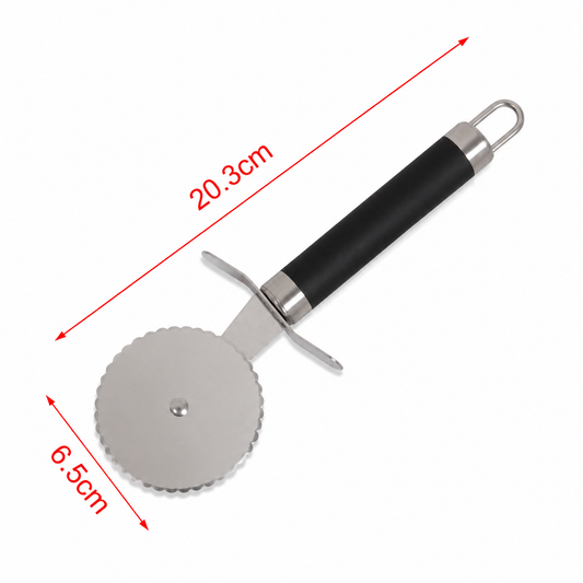 Cuțit pentru pizza și aluat, Ø6,5 x 20,3 cm din inox, cu mâner soft-touch, SELECT