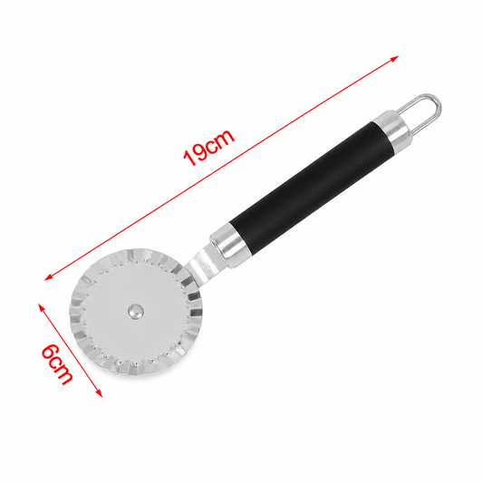 Cuțit pentru pizza și aluat, Ø6 x 19 cm, din inox, cu mâner soft-touch,  SELECT
