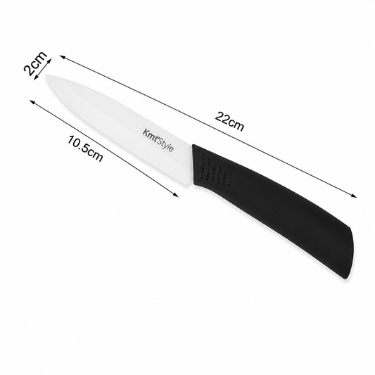Cuțit universal, din ceramică, cu mâner din eco plastic, 22 cm, seria CLASSIC