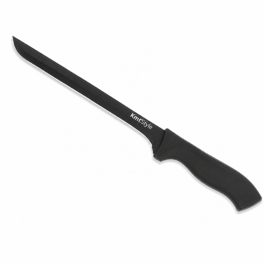 Cuțit pentru jambon, 34cm, cu lamă antiaderentă din inox cu finisaj granit, ERGO