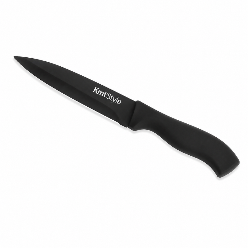 Cuțit universal, 23cm cu lamă antiaderentă din inox cu finisaj negru, ERGO
