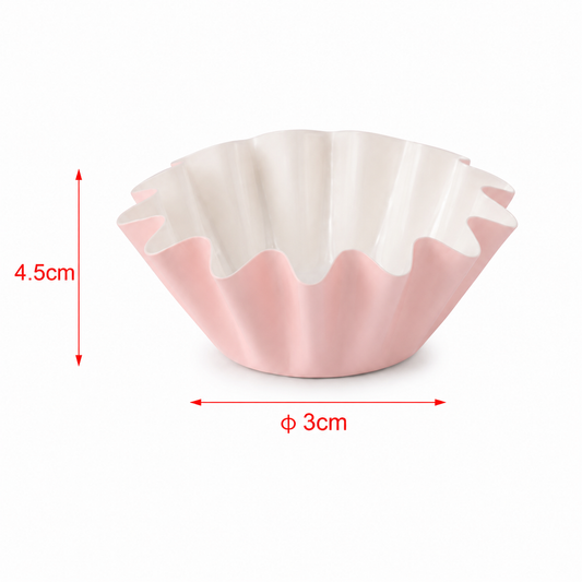 Forme rotunde pentru brioșe, din hârtie pentru copt, 3 x 4,5 cm, set 12 piese, seria PARTY