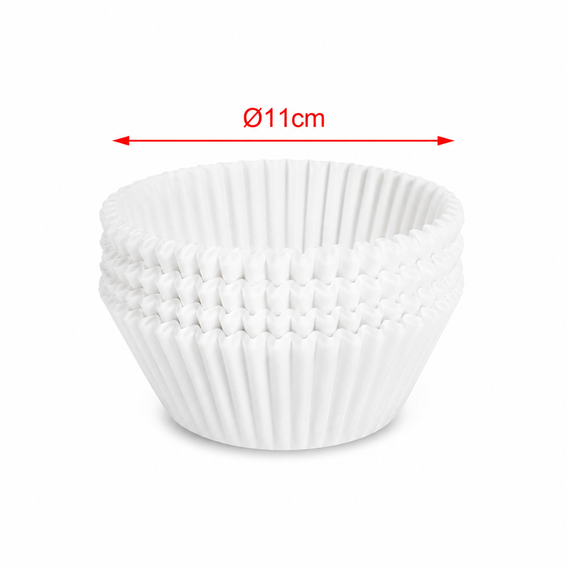 Forme rotunde pentru brioșe, din hârtie pentru copt, Ø11 cm, set 50 piese, seria PARTY, 5403542