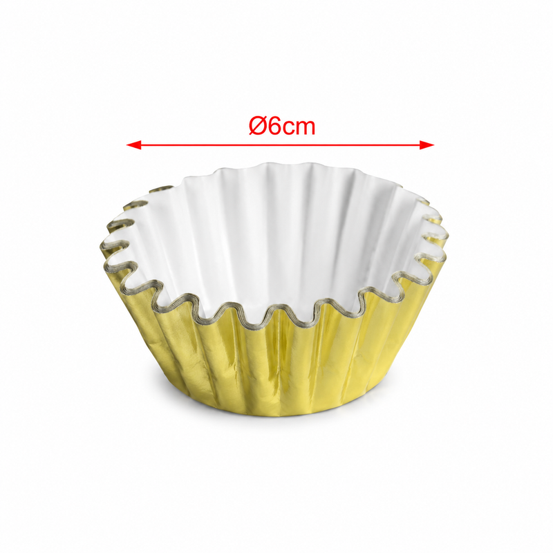 Forme rotunde pentru brioșe, din hârtie pentru copt, Ø6 cm, set 100 piese, 5403551