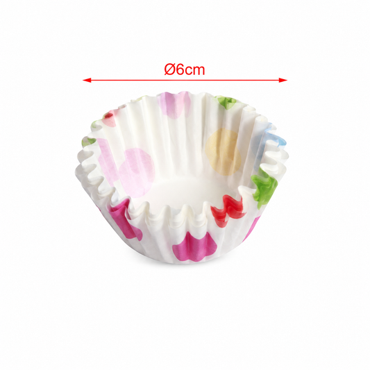 Forme rotunde pentru brioșe, din hârtie pentru copt, Ø6 cm, set 100 piese, 5403547