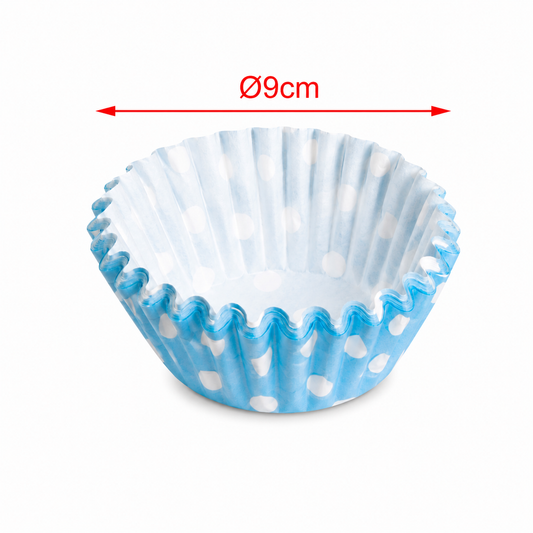 Forme rotunde pentru brioșe, din hârtie pentru copt, Ø9 cm, set 75 piese, seria PARTY, 5403545