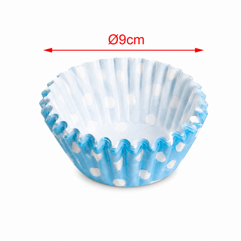 Forme rotunde pentru brioșe, din hârtie pentru copt, Ø9 cm, set 75 piese, seria PARTY, 5403545