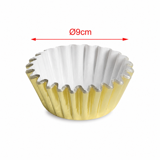 Forme rotunde pentru brioșe, din hârtie pentru copt, Ø9 cm, set 75 piese, 5403553