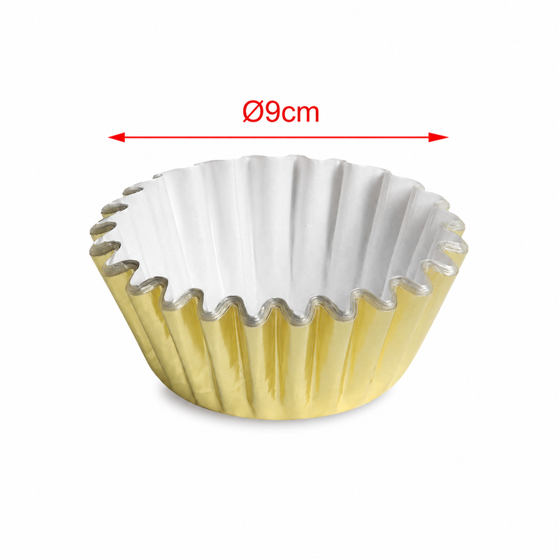 Forme rotunde pentru brioșe, din hârtie pentru copt, Ø9 cm, set 75 piese, 5403553