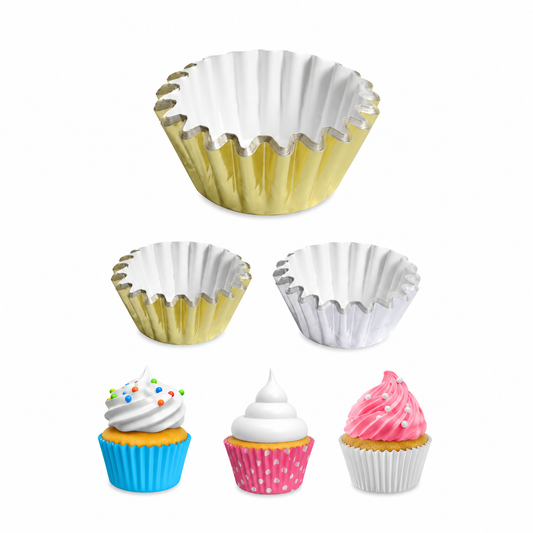 Forme rotunde pentru brioșe, din hârtie pentru copt, Ø7,5 cm, set 80 piese, 5403552