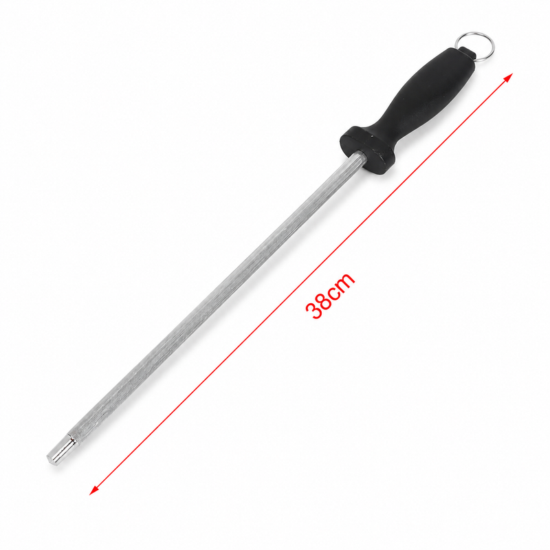 Masat pentru ascuțirea cuțitelor, 38 cm, cu mâner ergonomic din eco plastic, CLASSIC