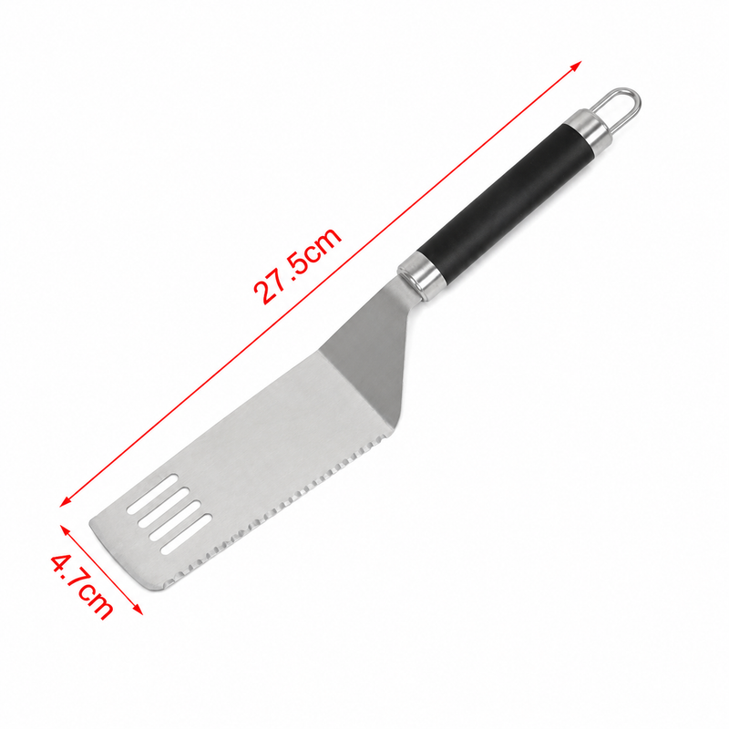 Paletă pentru tăiere și servire, 4,7 x 27,5 cm, din inox, cu mâner soft-touch, SELECT
