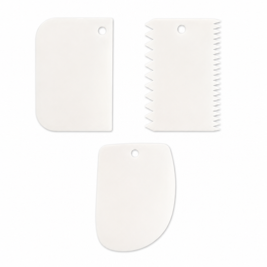 Set raclete pentru patiserie, din eco plastic, 3 piese, seria BASIC