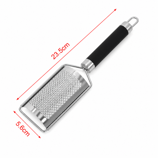 Răzătoare fină curbată, 5,6 x 24 cm, din inox, cu mâner soft-touch, seria SELECT