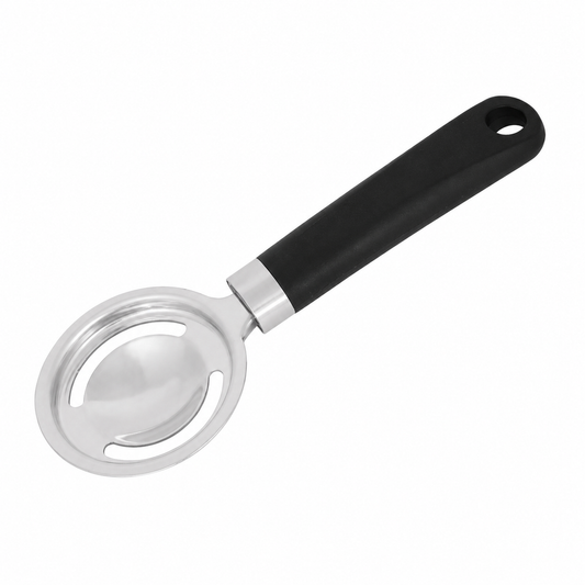 Separator pentru gălbenuș, din inox, cu mâner ergonomic, D7,3 x 20 cm CORE