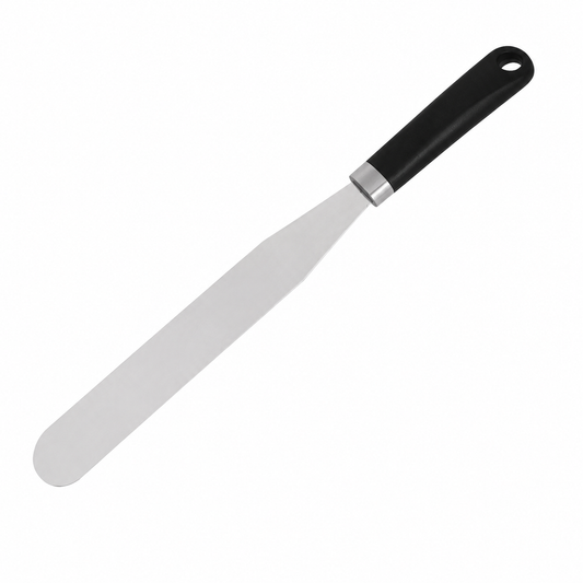 Spatulă pentru patiserie, 3 x 35cm, din inox, cu mâner ergonomic din eco plastic