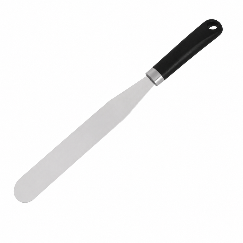 Spatulă pentru patiserie, 3 x 35cm, din inox, cu mâner ergonomic din eco plastic