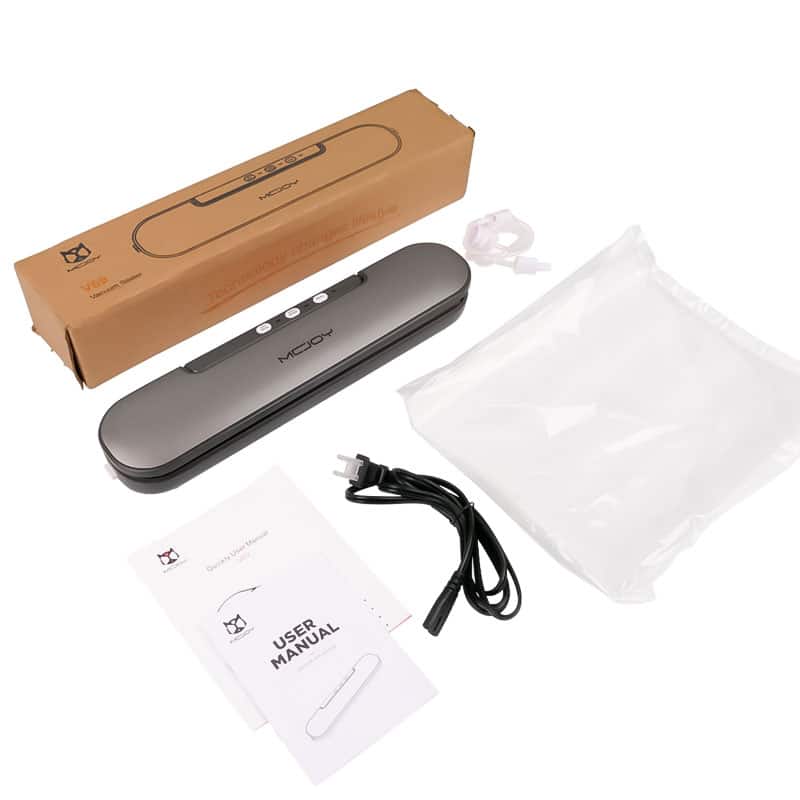 Aparat de vidat si sigilat, MCJOY Ultraslim V69, 90 W, 10 pungi si cutter image 5