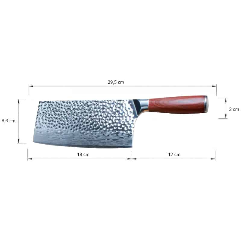 Cuțit profesional Satâr EXTRA, oțel japonez HRC 60 călire combinată, mâner Deluxe Pakka – imagine produs 6