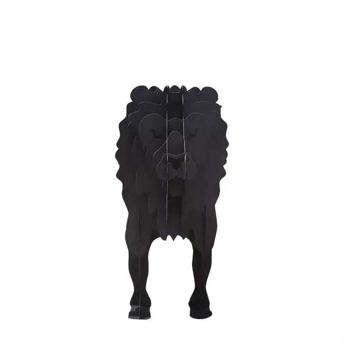 Gratar pliabil, din otel premium, in forma de leu, 61x29x20 cm image 1