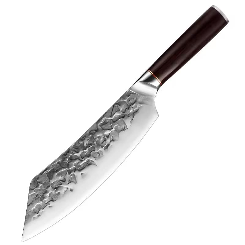 Set 6 cuțite profesionale seria Vintage, oțel japonez HRC 60 călire manuală, mâner de lemn – imagine produs 8