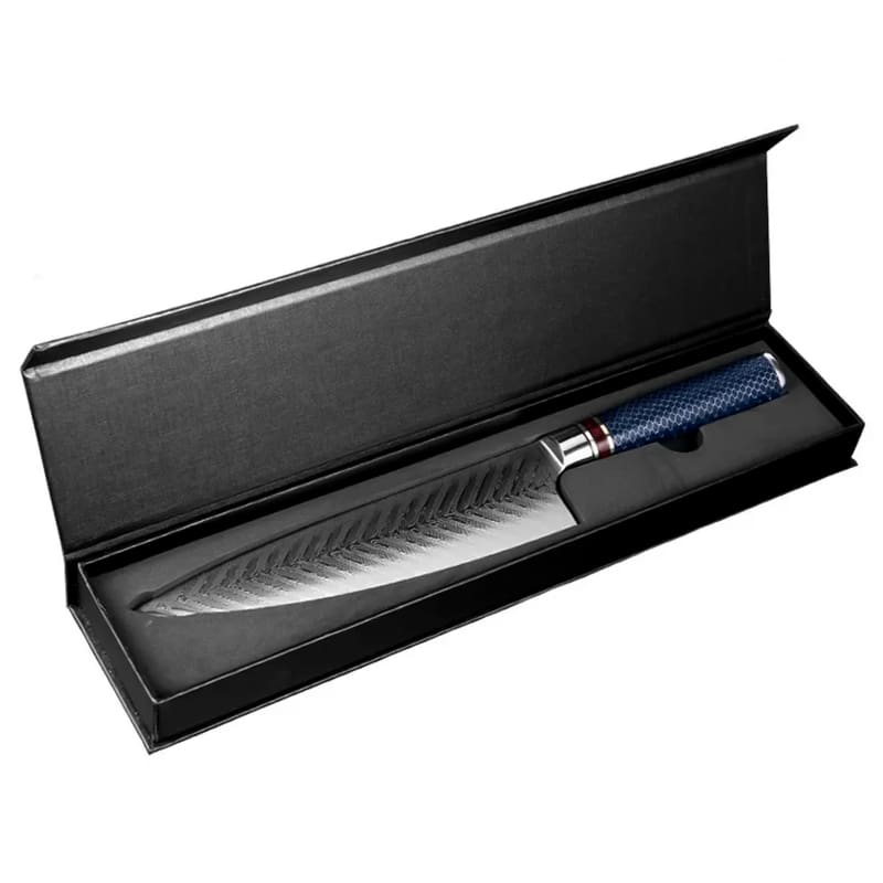 Cuțit profesional HOCHO Chef, Damascus L67 HRC 60, mâner VG10 – imagine produs 9